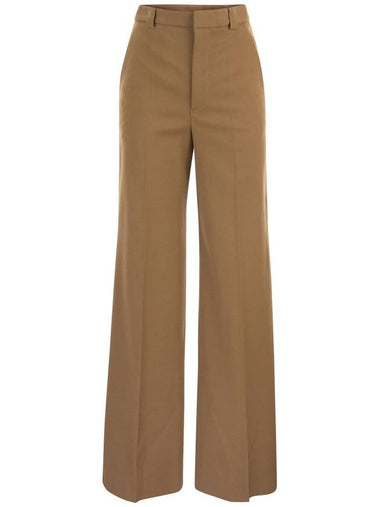 Wide trousers in viscose and wool - RED VALENTINO - BALAAN 1