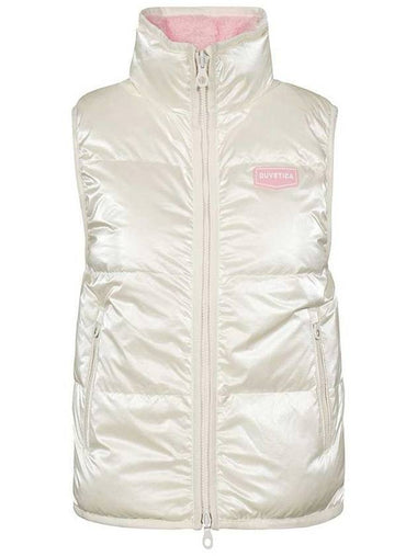 Grumium Double Sided Down Padding Vest Cream - DUVETICA - BALAAN 1