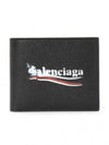 Black Political Stencil Logo Half Wallet 594549 2AA3B 1000 - BALENCIAGA - BALAAN 2