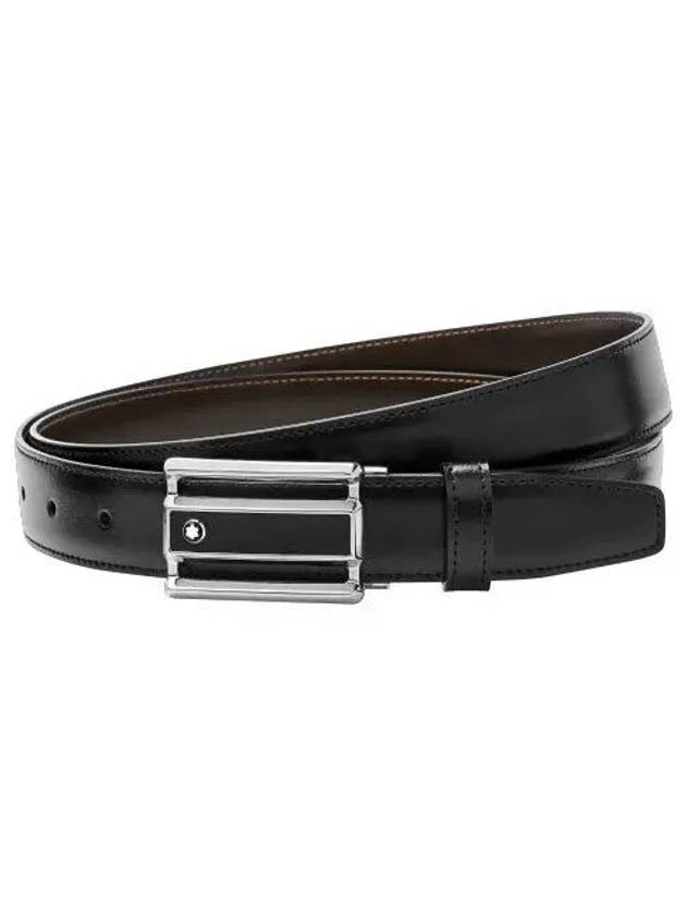 Reversible Leather Belt Brown Black - MONTBLANC - BALAAN 3