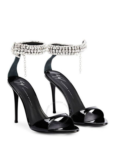 Giuseppe Zanotti Black Intriigo Bijoux Open-Toe Sandals, Brand Size 36 ( US Size 6 ) - GIUSEPPE ZANOTTI - BALAAN 2