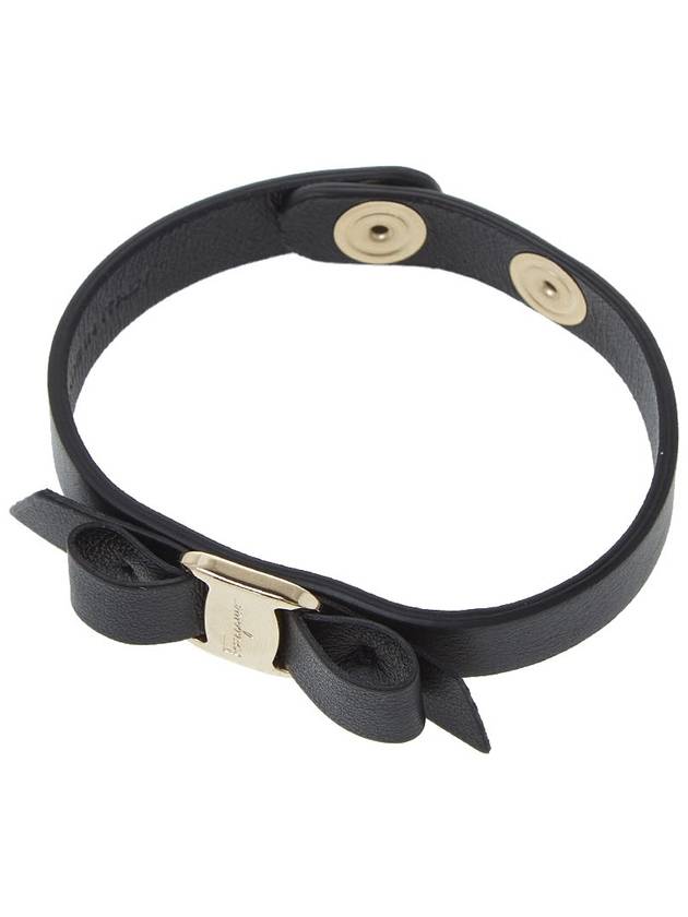 Vara Bow Bracelet Black - SALVATORE FERRAGAMO - BALAAN 5