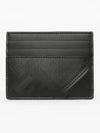 Shadow Diagonal Card Wallet Black - FENDI - BALAAN 3