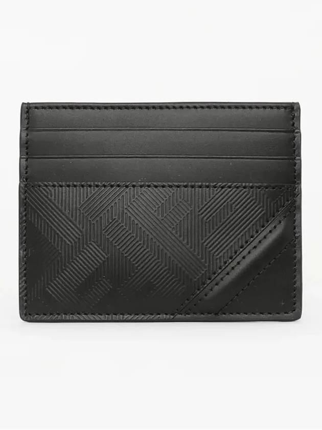 Shadow Diagonal Card Wallet Black - FENDI - BALAAN 3