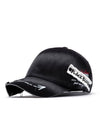 BBD Ghost Slogan Patch Logo Cap Black - BLACKBLOND - BALAAN 2