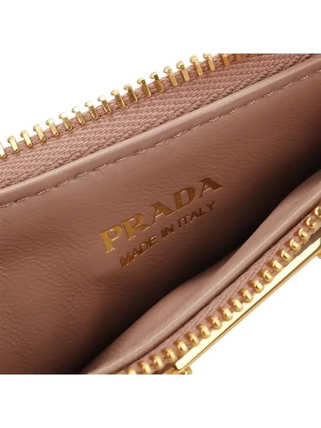 Saffiano Leather Card Wallet Pink - PRADA - BALAAN 8