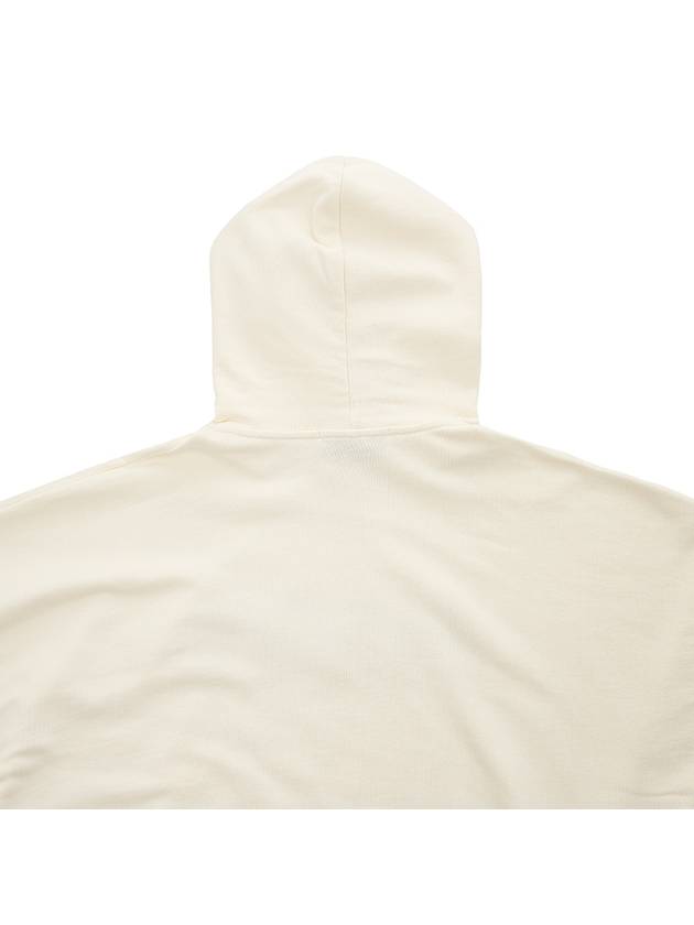 Lettering Logo Print Hoodie Ivory - MSGM - BALAAN 9