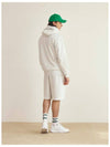 Essential Sweat Shorts White Melange Grey - THE GREEN LAB - BALAAN 5