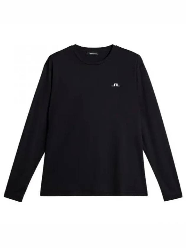 Ade Logo Long Sleeve T-Shirt Black - J.LINDEBERG - BALAAN 2