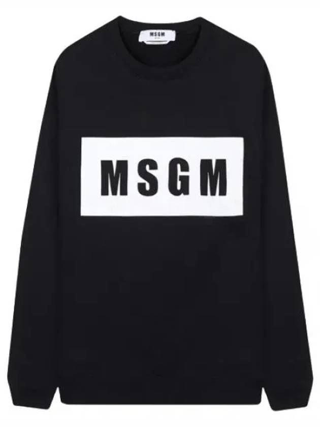 Box Logo Cotton Sweatshirt Women - MSGM - BALAAN 1