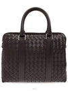 Intrecciato Leather Brief Case Brown - BOTTEGA VENETA - BALAAN 7