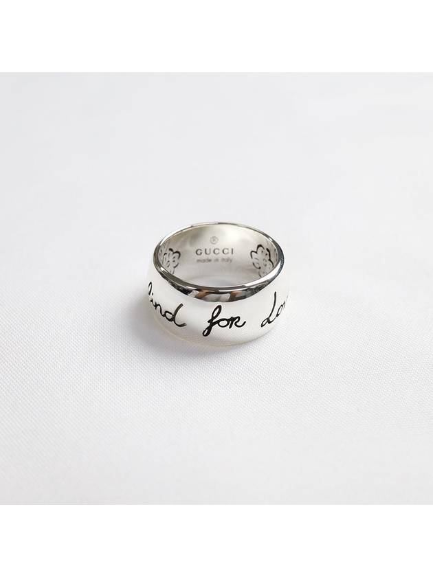 Blind For Love Ring Silver YBC455248001 - GUCCI - BALAAN 2