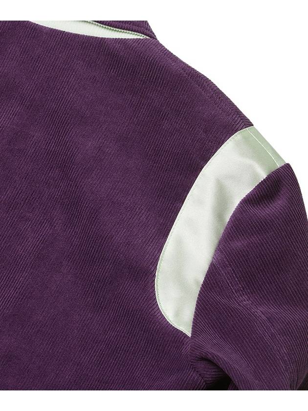 CORDUROY VARSITY JACKET PURPLE - ROLLING STUDIOS - BALAAN 7