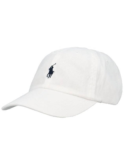 Embroidered Pony Ball Cap White - POLO RALPH LAUREN - BALAAN 2