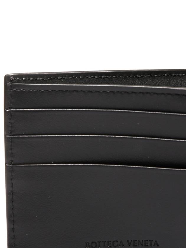 Intrecciato Cassette Half Wallet Black - BOTTEGA VENETA - BALAAN 6