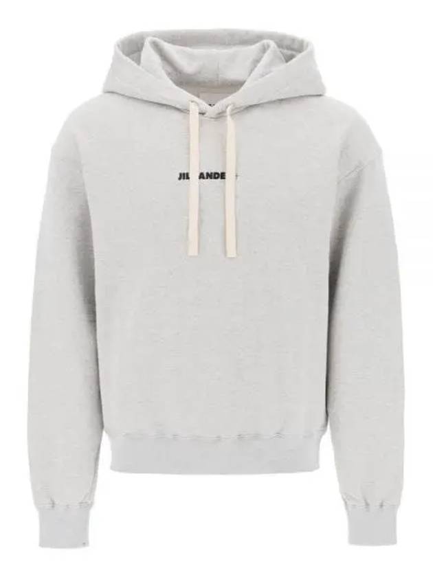 Plus Logo Hoodie Grey - JIL SANDER - BALAAN 2