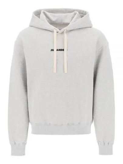 Plus Logo Hoodie Grey - JIL SANDER - BALAAN 2