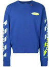 arrow printing sweatshirt blue - OFF WHITE - BALAAN 1