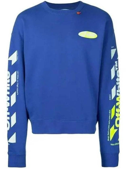 arrow printing sweatshirt blue - OFF WHITE - BALAAN 1