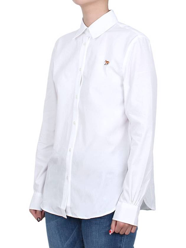 Baby Fox Patch Classic Shirt White - MAISON KITSUNE - BALAAN 5