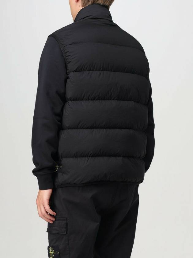 Seamless Tunnel Nylon Down Vest Black - STONE ISLAND - BALAAN 3