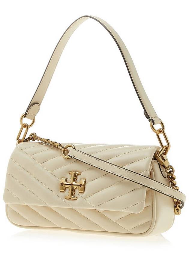 Kira Chevron Flap Small Shoulder Bag New Cream - TORY BURCH - BALAAN 3