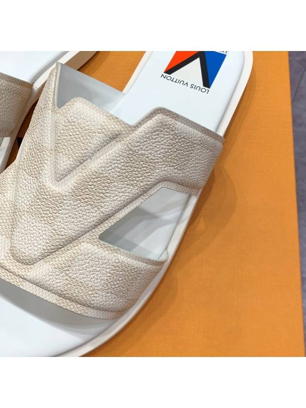 Men s Louis Vuitton America Cup Capsule Collection LV Oasis Mule Ivory - HERMES - BALAAN 3