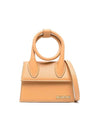 Le Chiquito Noeud Coiled Tote Bag Camel - JACQUEMUS - BALAAN 1