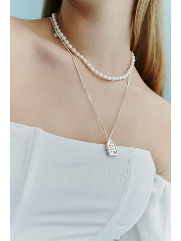 Cosmos Star Necklace White - CHAMBRILLER - BALAAN 4