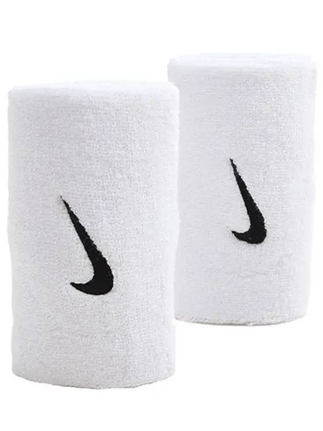 Swoosh Double Wristband White - NIKE - BALAAN 2