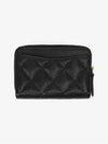 Nell Classic Zipper Card Wallet Caviar Black Gold AP0216 - CHANEL - BALAAN 3