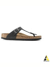 Buckle Detail Flip Flops Black - BIRKENSTOCK - BALAAN 2