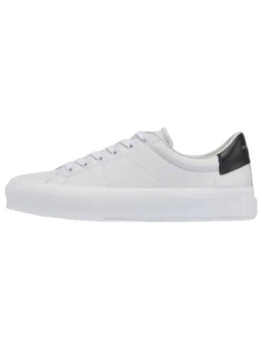 City Court Lace Up Sneakers White Black - GIVENCHY - BALAAN 1