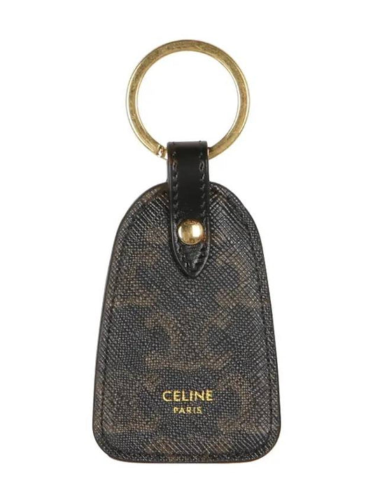 Triomphe Key Holder Black - CELINE - BALAAN 1