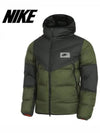 NSW Stormfit Windrunner Hooded Jacket Black Rough Green - NIKE - BALAAN 2