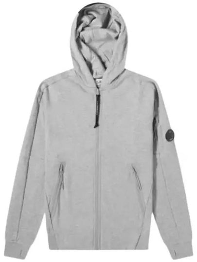 Diagonal Raised Fleece Lens Hooded Jacket Light Grey - CP COMPANY - BALAAN 2