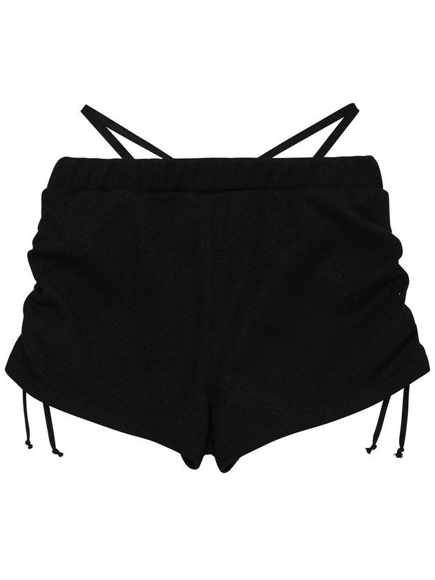 SHIRRING STRING MICROSHORTS BLACK - DON’T ASK MY PLAN - BALAAN 2