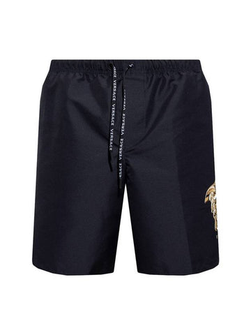 Men's Medusa Print Swim Shorts Black - VERSACE - BALAAN.