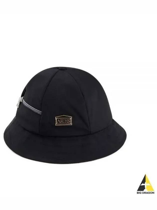 Aries nylon bell bucket hat black SSAR90005 - ARIES - BALAAN 1