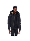 Gold Ballistic Bomber Jacket Black Fox Fur Black - MOOSE KNUCKLES - BALAAN 2