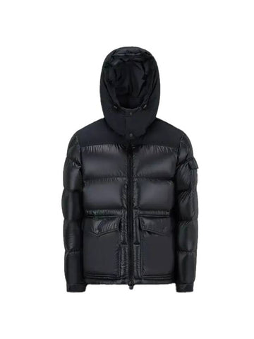 Masaya Down Short Padded Jacket Black - MONCLER - BALAAN 1