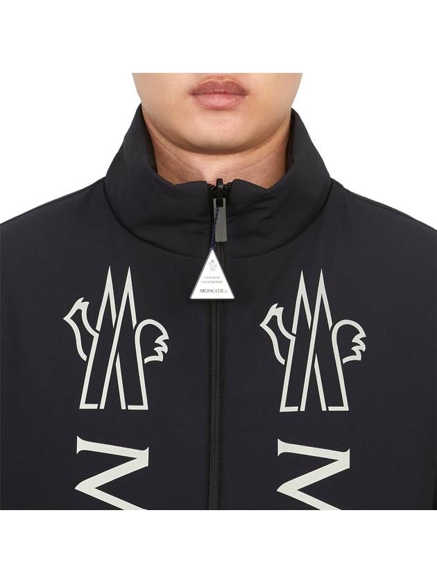 Ponset Reversible Logo Print Padding Black - MONCLER - BALAAN 10