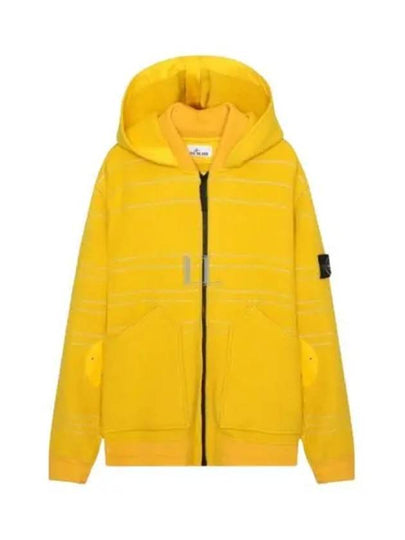 Men's Wappen Patch Zip-up Jacket Yellow - STONE ISLAND - BALAAN 2