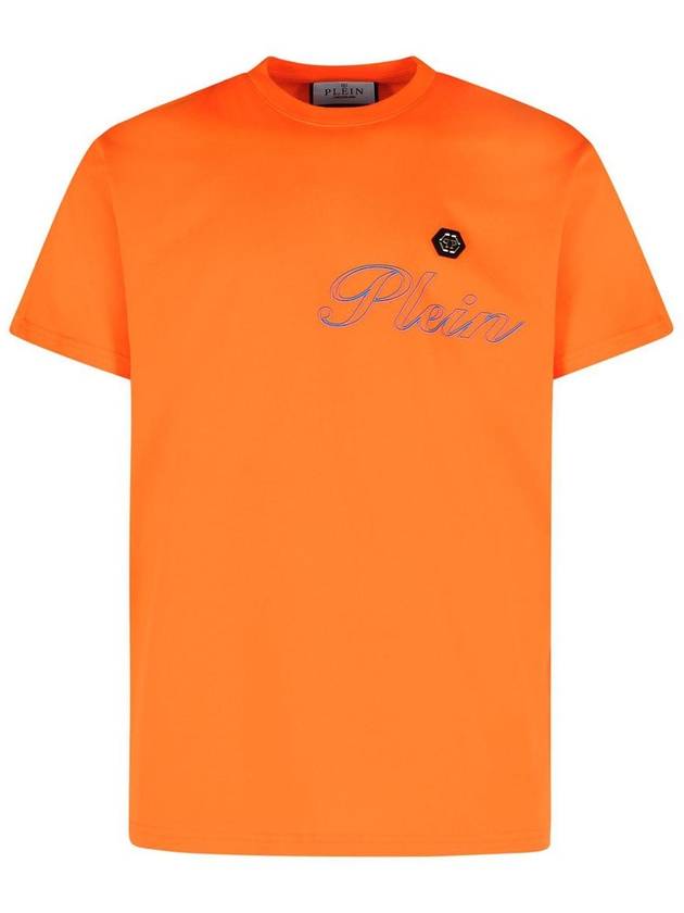 Philipp Plein Orange Cotton T-Shirt - PHILIPP PLEIN - BALAAN 1