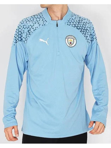 Long sleeve T shirt Manchester City training 1 4 Zip up top 772858 15 - PUMA - BALAAN 1