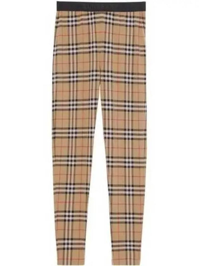 Women's Vintage Check Leggings Beige - BURBERRY - BALAAN 2