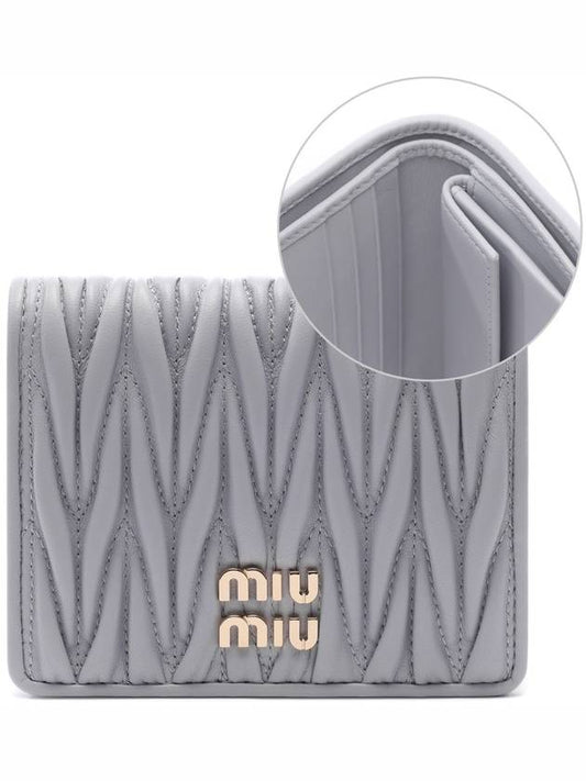 Women s Matelasse Half Wallet 5MV204 2FPP F0164 24F - MIU MIU - BALAAN 2