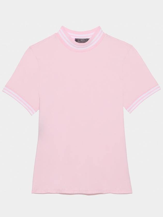 Women's Featherweight Mock Neck Golf Short Sleeve T-Shirt Blush - G/FORE - BALAAN 2