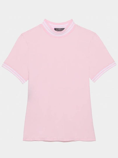 Women's Featherweight Mock Neck Golf Short Sleeve T-Shirt Blush - G/FORE - BALAAN 2