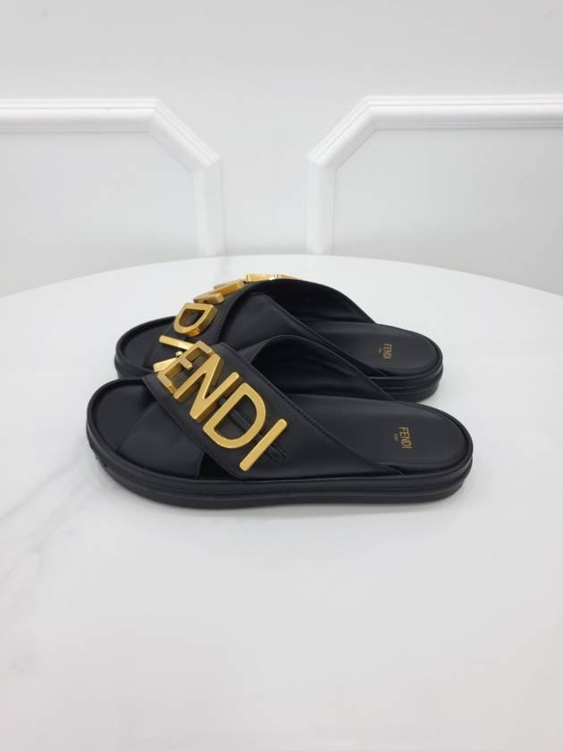 Krappy Metal Logo Slippers 8X8289 38 - FENDI - BALAAN 4